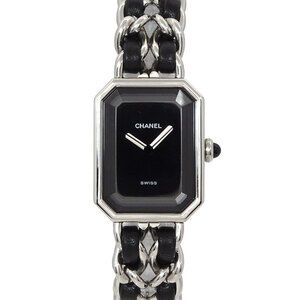 CHANEL Premiere Women's Watch, Size M, H0451, Black and Silver, Quartz Movement
